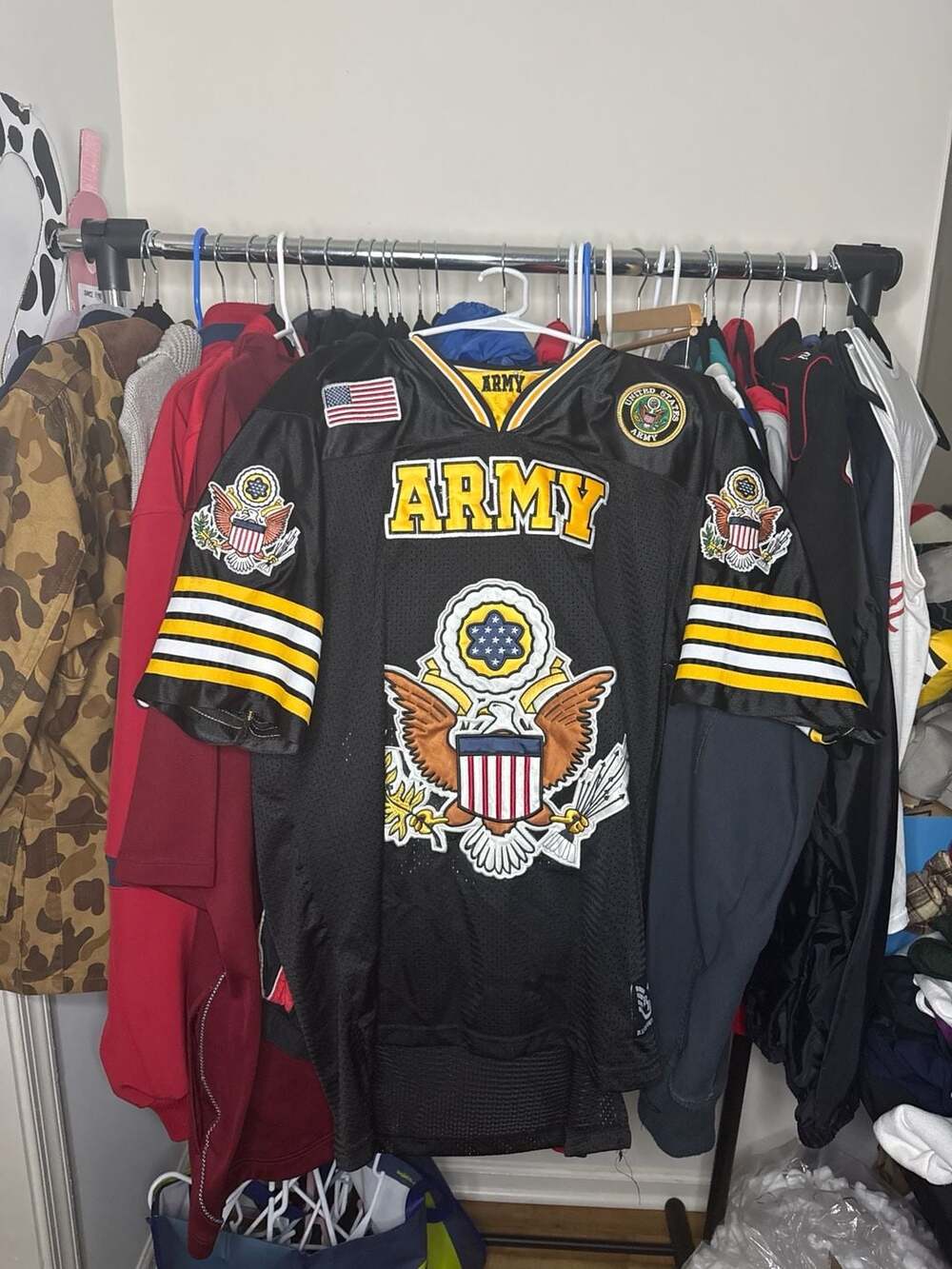 Rapid Dominance US Army Military Mesh Football Jersey Stitched size Medium
